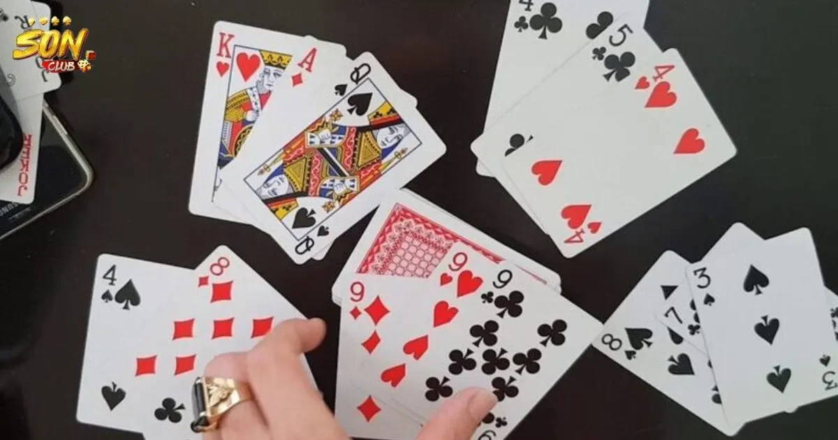 Các bước cơ bản trong cách chia bài cào 9 nút